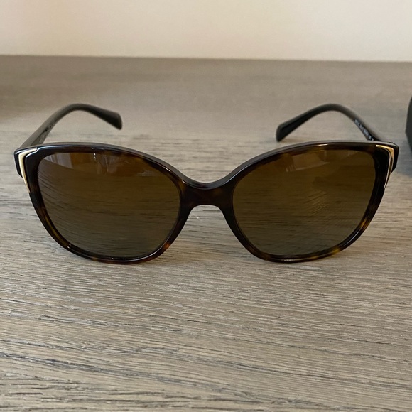 Prada 55mm Polarized Cat Eye Sunglasses - Picture 3 of 16